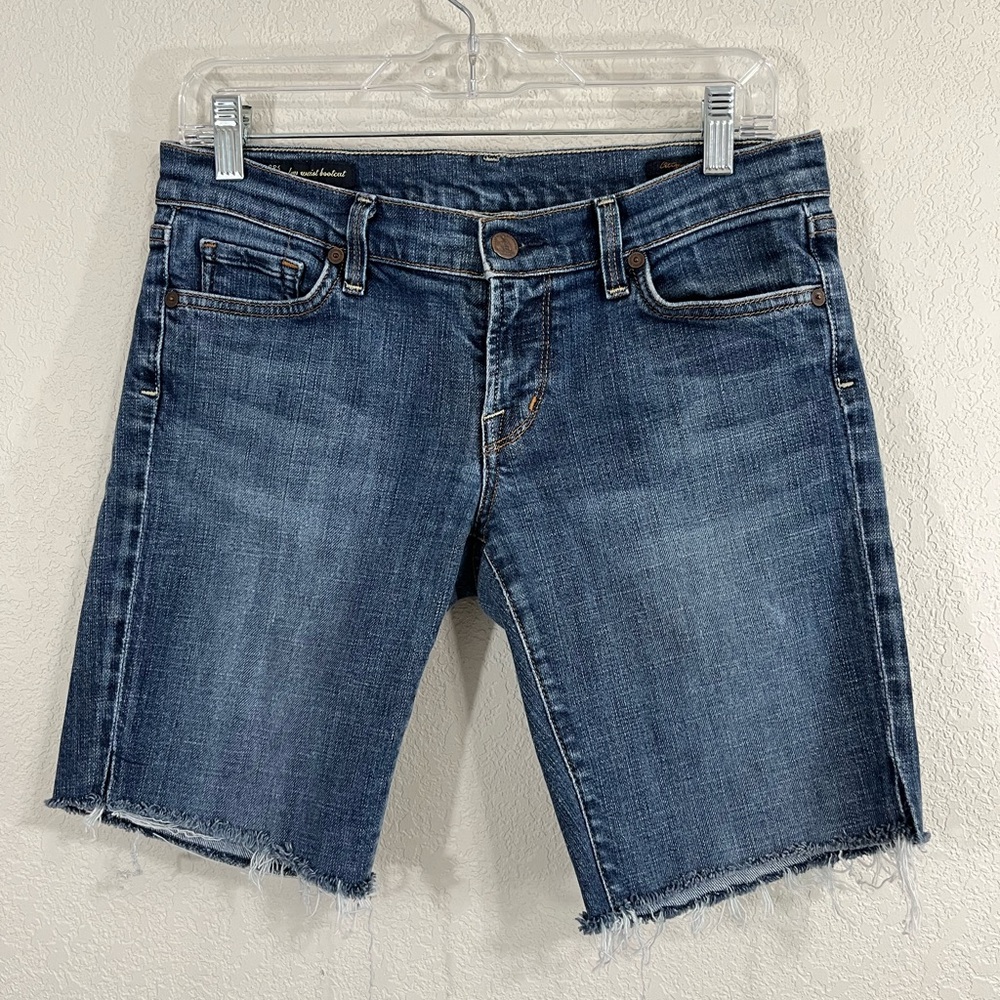 Citizens of Humanity Margo #085 Stretch Low Waist Jean Cut-Off Shorts Size 30